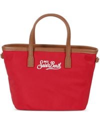 MC2 Saint Barth - Mini City Logo-Embroidered Tote Bag - Lyst