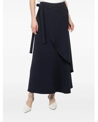 Peter Cohen - Wrap-Style Maxi Skirt - Lyst