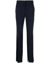 Stella McCartney - Split-Cuff Slim-Cut Trousers - Lyst