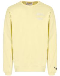In Gold We Trust - The Slim Light Logo-Embroidered Sweatshirt - Lyst