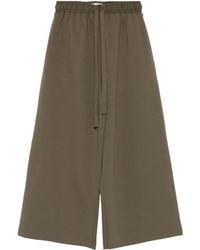 Psophia - Wide-Leg Cropped Trousers - Lyst