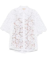 MICHAEL Michael Kors - Kanten Blouse Met Studs - Lyst