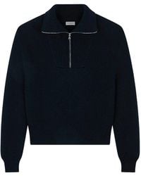 Paul & Shark - Half-Zip Ribbed Sweater - Lyst