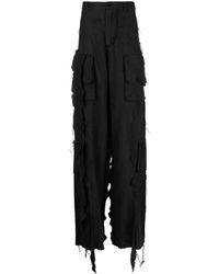 Natasha Zinko - Wide-Leg Cargo Trousers - Lyst