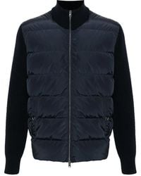 Herno - Padded Zipped Cardigan - Lyst