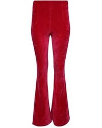 Amiri - Velour Flared Pants - Lyst