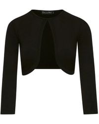 Oscar de la Renta - Round-Neck Bolero - Lyst