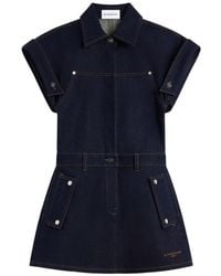 Givenchy - Robe Courte En Jean Brut - Lyst