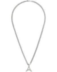 Manière De Voir - Sterling Iced Eiffel Pendant Necklace - Lyst