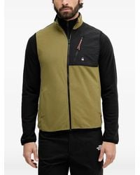 Benetton - Polartec Two-Tone Zip-Up Gilet - Lyst