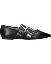 Pretty Ballerinas - Buckle Eyelet Ballet Flats - Lyst