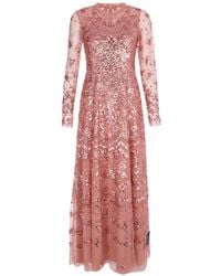 Needle & Thread - Freya Avondjurk Met Pailletten - Lyst