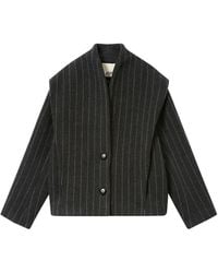 Isabel Marant - Dyoho Jack Met Krijtstreep En Knopen - Lyst