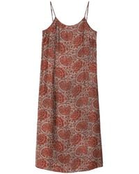 Uma Wang - Floral Print Midi Dress - Lyst
