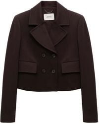 Dorothee Schumacher - Double-breasted Cropped Blazer - Lyst