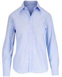 Nili Lotan - Raphael Vertical-Stripe Shirt - Lyst