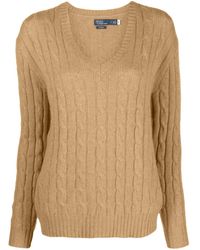 Polo Ralph Lauren - Cable-Knit Cashmere Jumper - Lyst