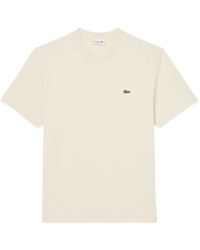 Lacoste - T-Shirt À Détail De Logo - Lyst