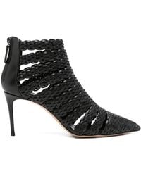 Casadei - Julia Avenida Pointed-Toe Ankle Boots - Lyst