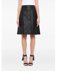 McQueen - Flower-Detail A-Line Mini Skirt - Lyst