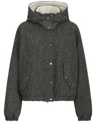 Brunello Cucinelli - Wool Down Jacket - Lyst