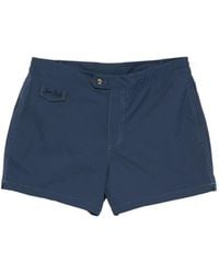 MC2 Saint Barth - Harrys Logo-Patch Swim Shorts - Lyst