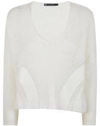 Pierantoniogaspari - Pullover mit rundem Ausschnitt - Lyst