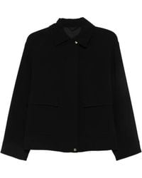 Max Mara - Flap-Pocket Zip-Up Jacket - Lyst