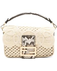 Fendi - Mini Baguette Shoulder Bag - Lyst