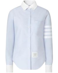 Thom Browne - 4-Bar Oxford Shirt - Lyst