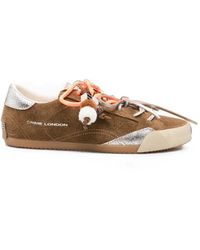 Crime London - Sneakerina Leopard-Print Suede Sneakers - Lyst