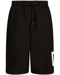 Dolce & Gabbana - Pantalones cortos de chándal con logo - Lyst