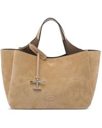 Tod's - ロゴチャーム ハンドバッグ - Lyst