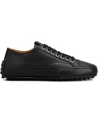 Tod's - Leather Lace-Up Sneakers - Lyst