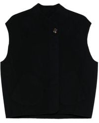 Soeur - Button-Fastening Sleeveless Top - Lyst