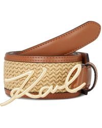 KARL LAGERFELD - Medium Signature Belt - Lyst