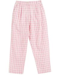 Chinti & Parker - Gingham-Pattern Trousers - Lyst