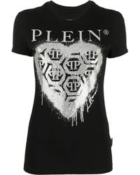 Philipp Plein - Logo-Print Short-Sleeve T-Shirt - Lyst