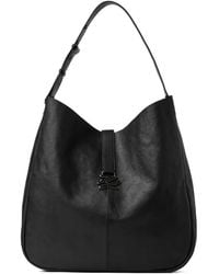 KARL LAGERFELD - Extra-Large K/Autograph Leather Shoulder Bag - Lyst
