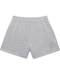 Anine Bing - Kam Short Framed Monogram Heather A0510655Gry1 - Lyst
