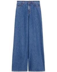 Max Mara - Wide-Leg Denim Jeans - Lyst