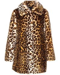 Liu Jo - Leopard-Print Button-Fastening Jacket - Lyst