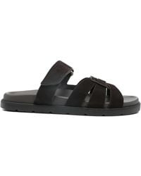 Doucal's - Woven Suede Sandals - Lyst