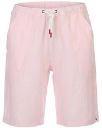 Kiton - Drawstring-Waistband Shorts - Lyst