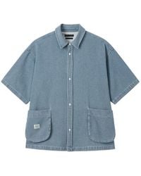 FIVE CM - Patch-Pocket Short-Sleeve Shirt - Lyst