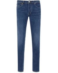 Re-hash - Rubensb Five-Pocket Suede-Patch Jeans - Lyst