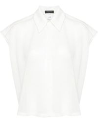 Fabiana Filippi - Fine-Knit Sleeveless Shirt - Lyst