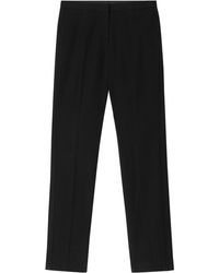 Burberry - Cropped Tailored Trousers - Lyst
