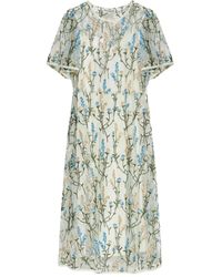 Munthe - Abito Con Ricamo A Fiori - Lyst