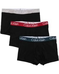Calvin Klein - Slips Mit Logo-Bund (3Er-Set) - Lyst